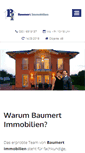 Mobile Screenshot of baumert-immobilien.de